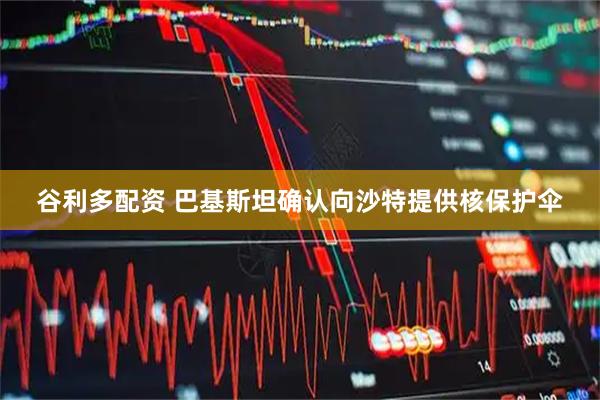 谷利多配资 巴基斯坦确认向沙特提供核保护伞