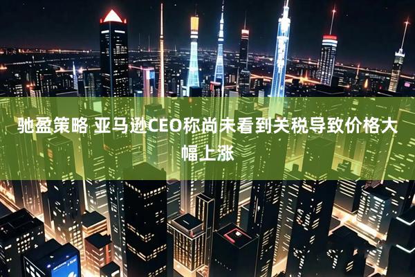 驰盈策略 亚马逊CEO称尚未看到关税导致价格大幅上涨
